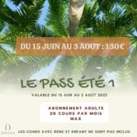 PASS ETE 25 : DU 15 JUIN AU 3 AOUT 25