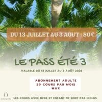 PASS ETE 25 : DU 13 JUILLET AU 3 AOUT
